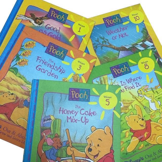 TheBookBundler Bulk Books 5 pack Pooh Vintage Winnie the Pooh - Mixed 5 Packs of books