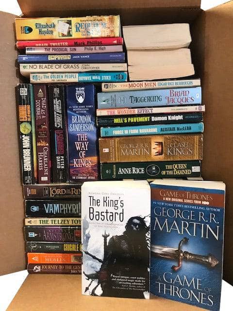 TheBookBundler Bulk Books 75 Science fiction & Fantasy Books Science Fiction & Fantasy Adult Big Book Box