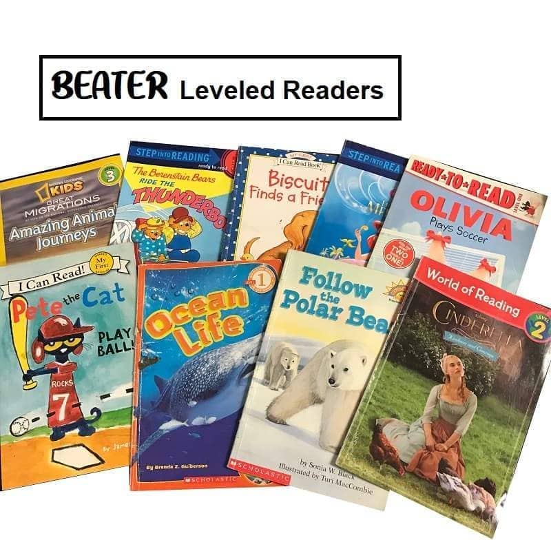 TheBookBundler Bulk Books BEATER Leveled Readers Kids Books - (ages 3-8)