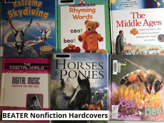 TheBookBundler Bulk Books BEATER Nonfiction Hardcovers