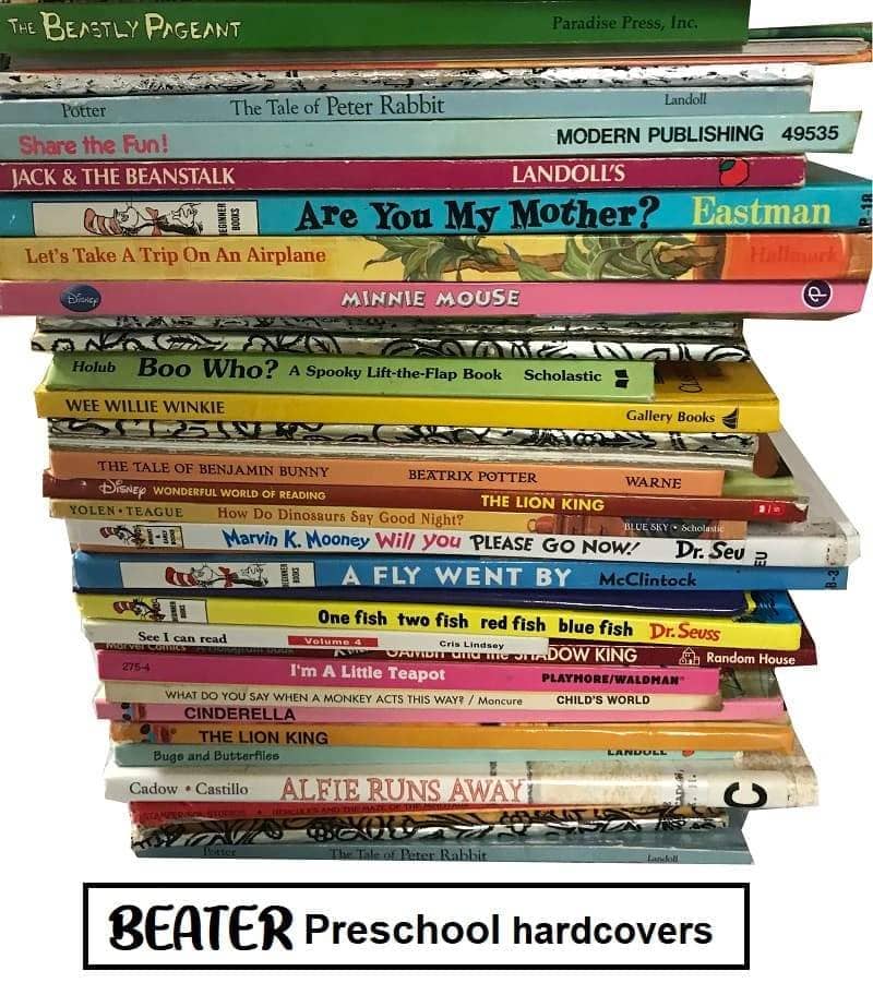 BEATER-Grade Children's books - Hardcovers 