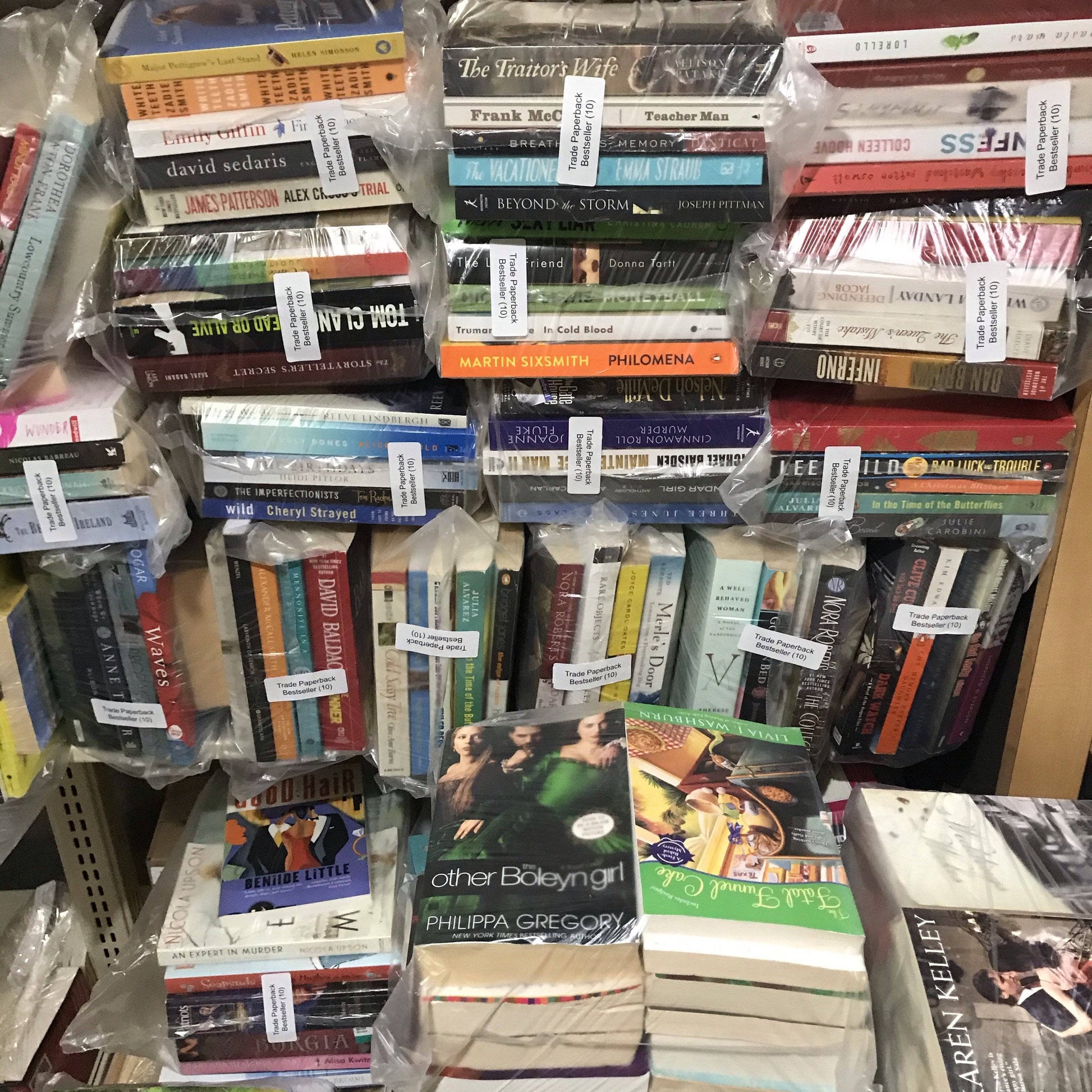 TheBookBundler Bulk Books Bestseller Adult Trade Paperback Books