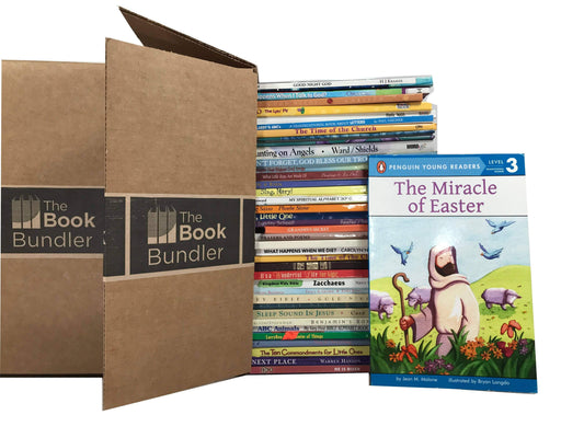 TheBookBundler Bulk Books Christian K-3 (25 Books) Christian Kids Books - Mixed Box <br> (grades K-3)