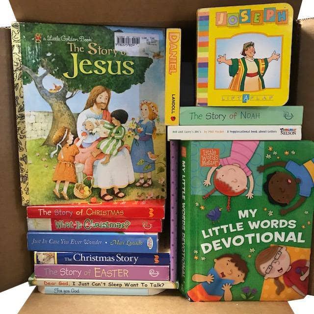 TheBookBundler Bulk Books Christian Toddler (30 Books) Christian Kids Books - Baby Toddler Mixed Box (Ages 0-5)