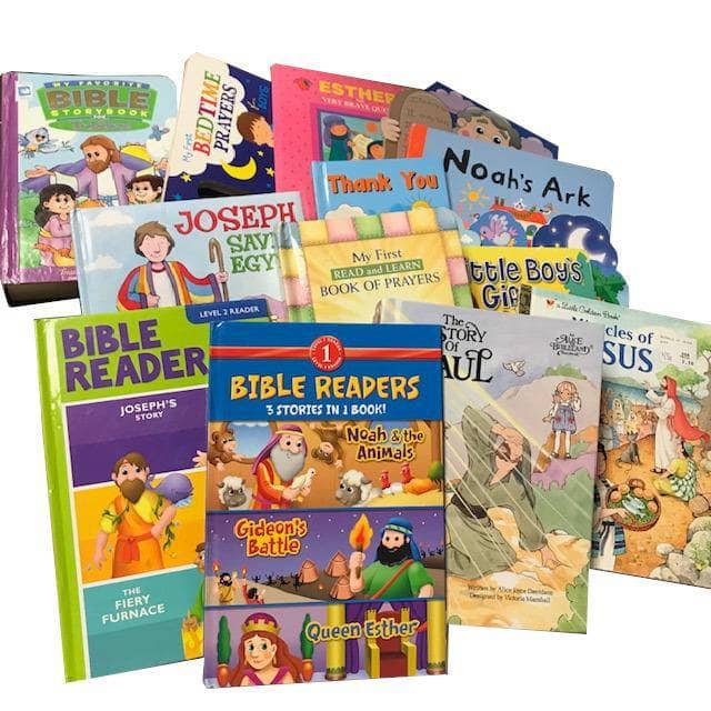 TheBookBundler Bulk Books Christian Toddler (30 Books) Christian Kids Books - Baby Toddler Mixed Box (Ages 0-5)