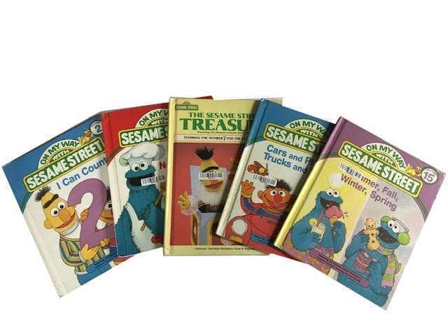 TheBookBundler Bulk Books Classic Sesame Street Book Club Hardcovers