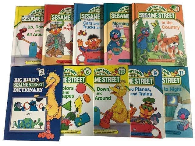 TheBookBundler Bulk Books Classic Sesame Street Book Club Hardcovers