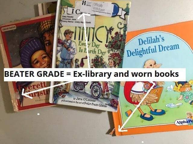 TheBookBundler Bulk Books EX-LIBRARY Preschool Kindergarten Large Illustrated Hardcovers
