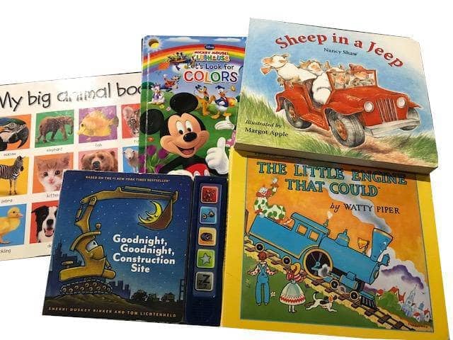TheBookBundler Bulk Books Large Interactive Baby & Toddler Books (ages 0-3)
