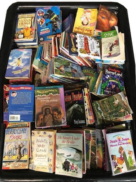 TheBookBundler Bulk Books Mixed (ages 6-13+) / 30 books / Premium Used Kids Chapter Books Bulk (ages 6-13)