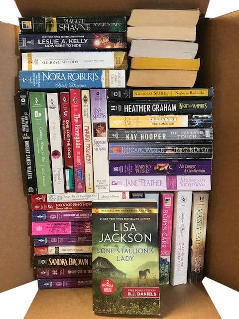 TheBookBundler Bulk Books Romance Adult Big Book Box