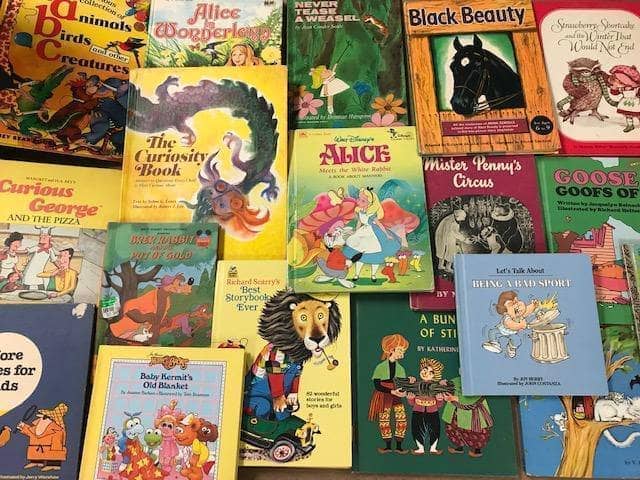 TheBookBundler Bulk Books Vintage Kids Books - Mixed Box