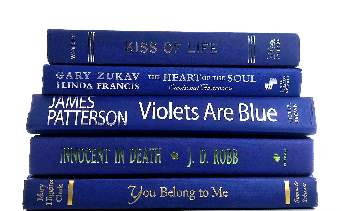 TheBookBundler Hidden 5-6 books (Half-Foot) Modern Indigo Midnight Books by the foot and color