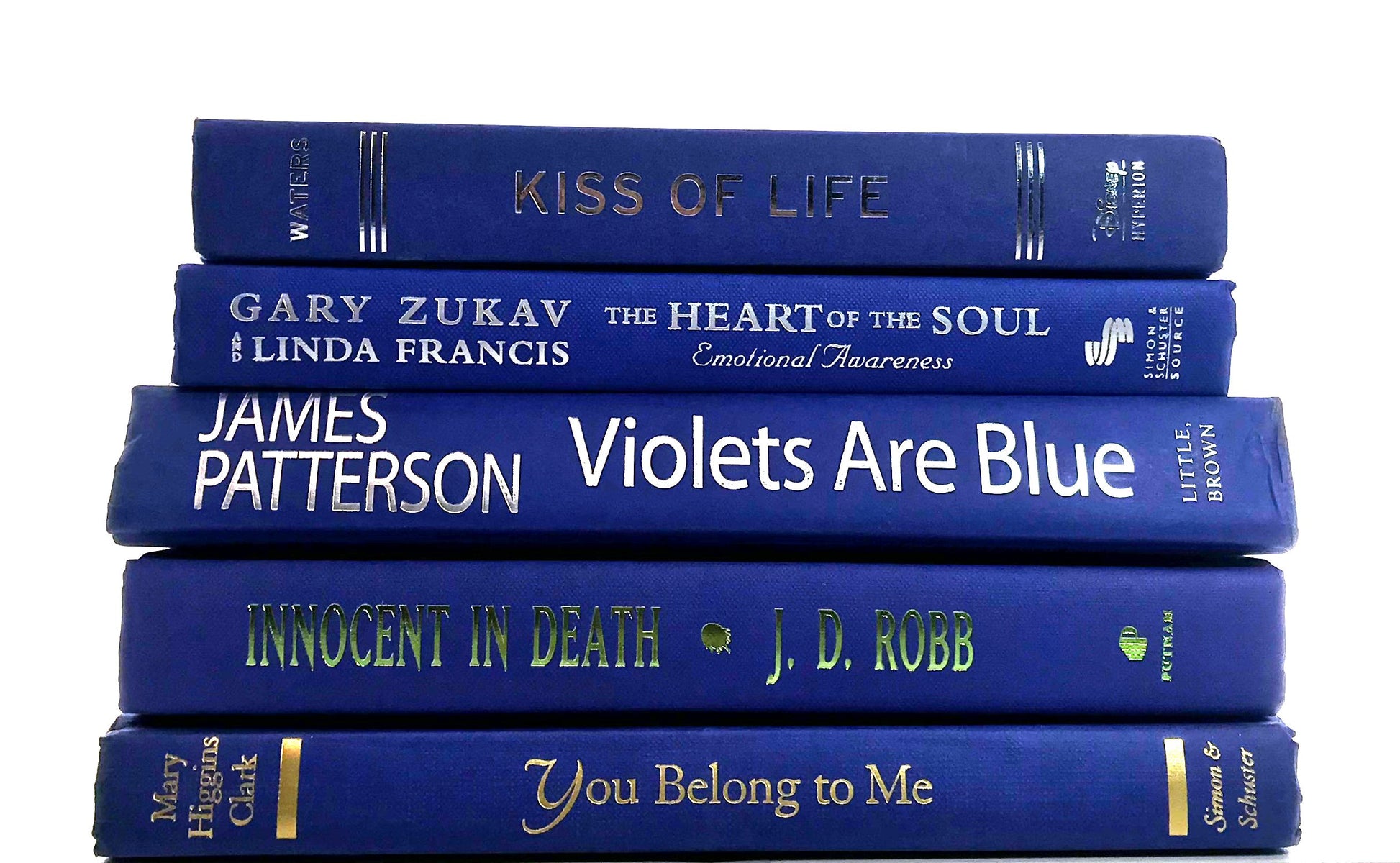 TheBookBundler Hidden 5-6 books (Half-Foot) Modern Indigo Midnight Books by the foot and color