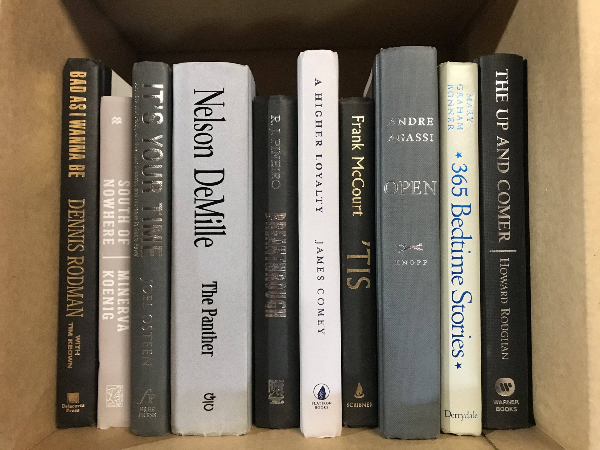 TheBookBundler Hidden Modern Gray Mix Books by the Foot & Color